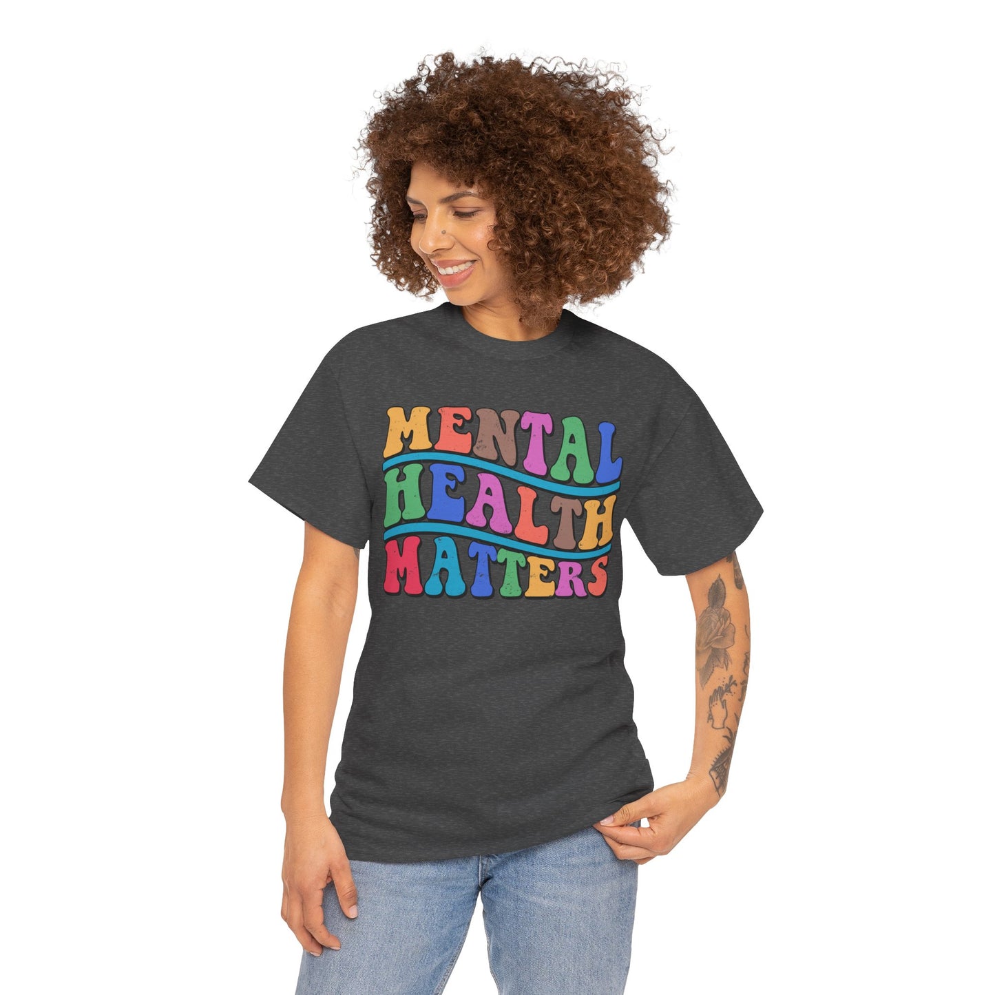 Mental Health Matters-Heavy Cotton Tee