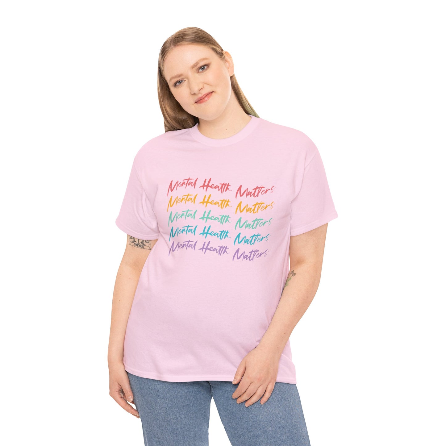 Mental Health Matters-Heavy Cotton Tee