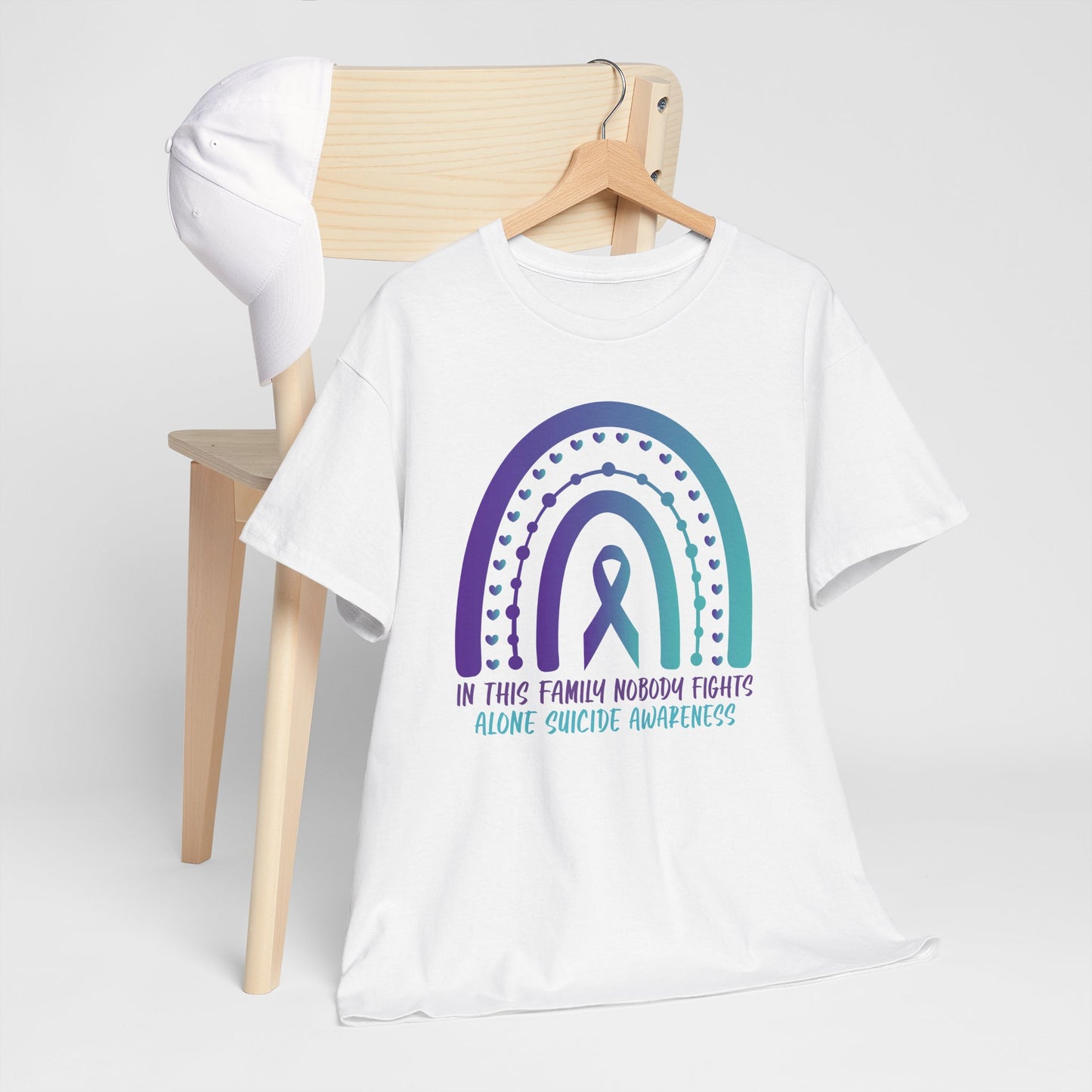 Suicide Prevention Awareness-In this Family Noone Fights Alone-Limited Edition T-shirts