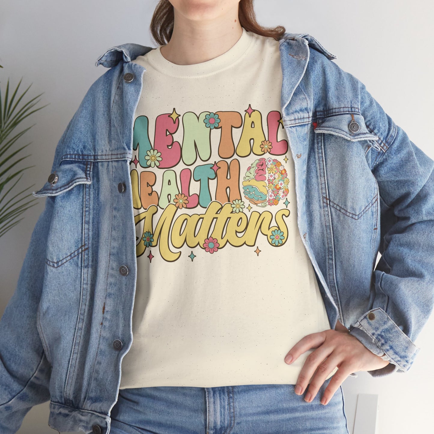 Mental Health Matters-Heavy Cotton Tee