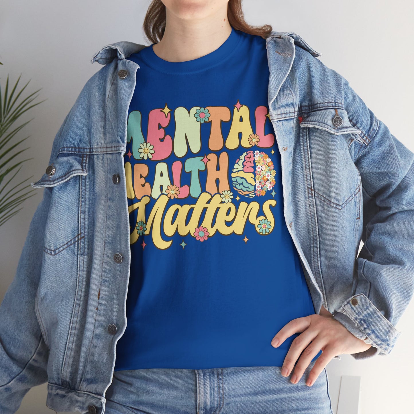 Mental Health Matters-Heavy Cotton Tee