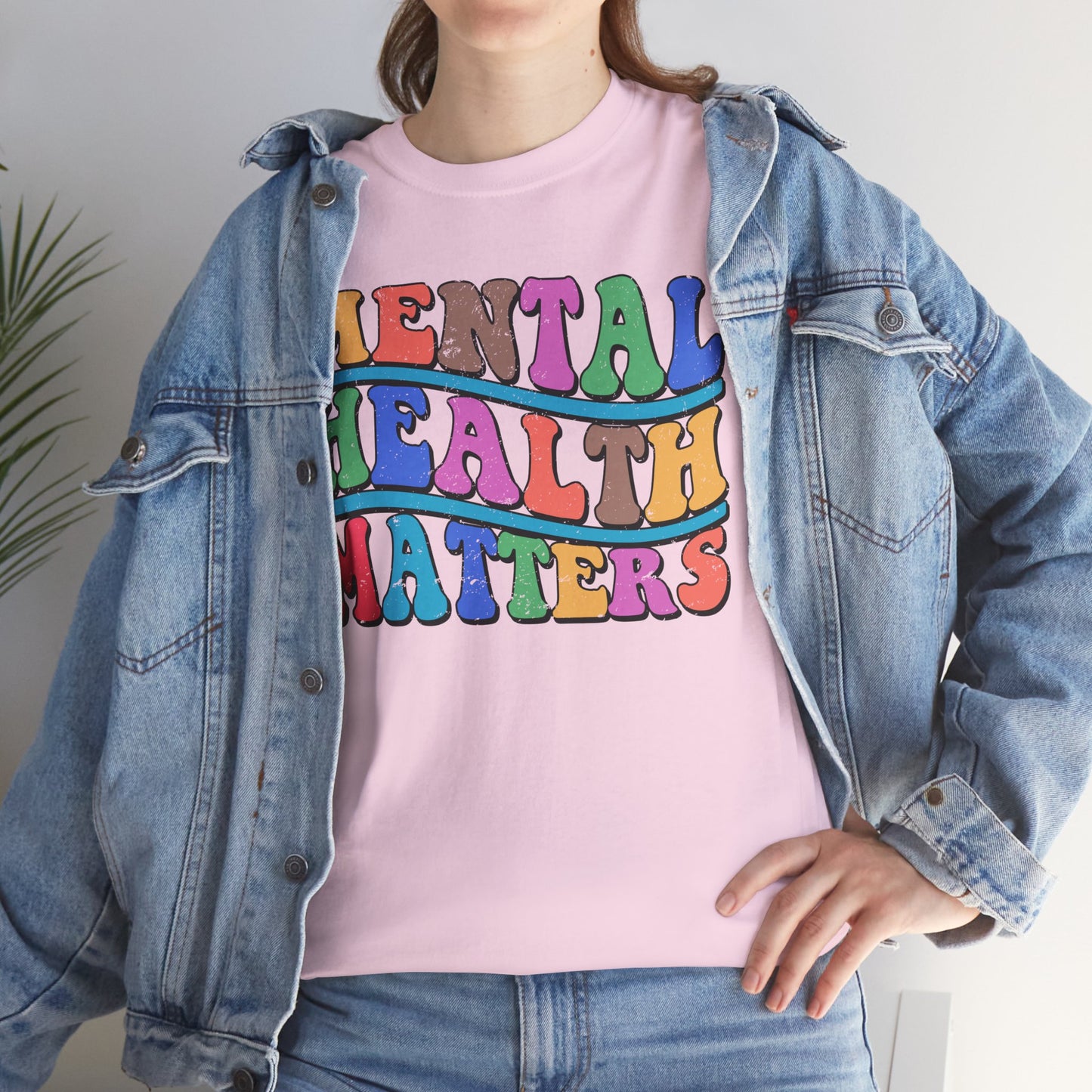 Mental Health Matters-Heavy Cotton Tee