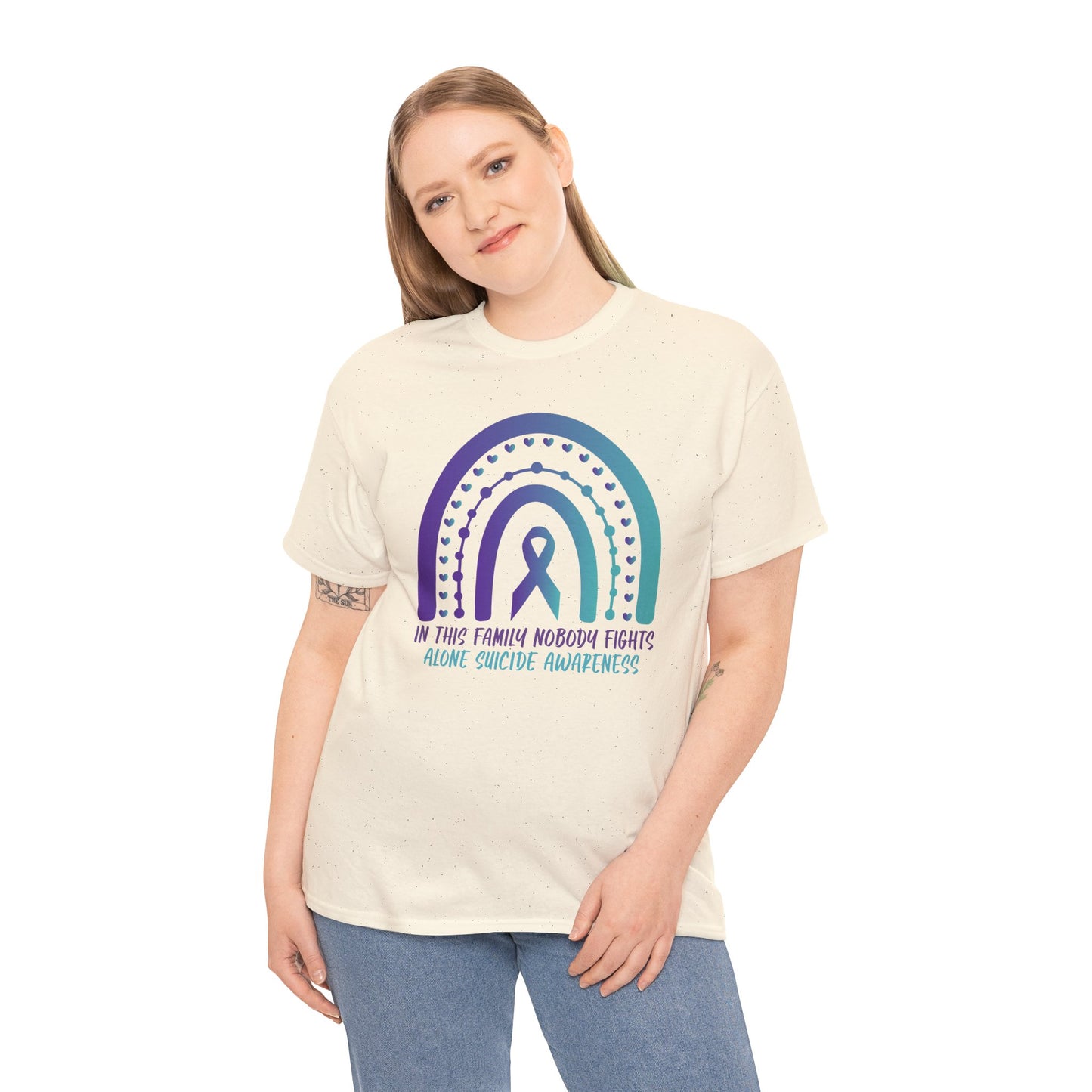 Suicide Prevention Awareness-In this Family Noone Fights Alone-Limited Edition T-shirts