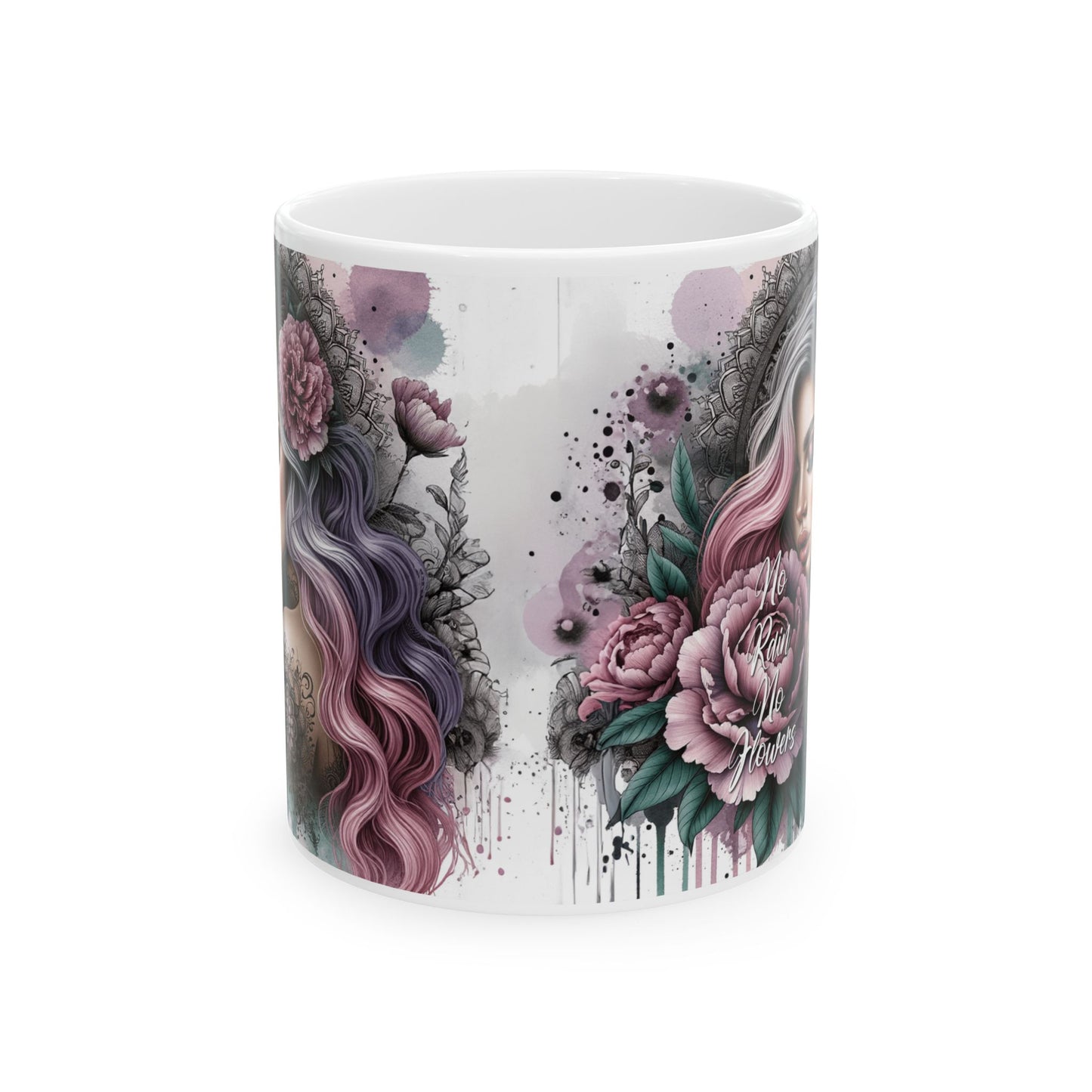 No rain no flowers limited Edition Mugs