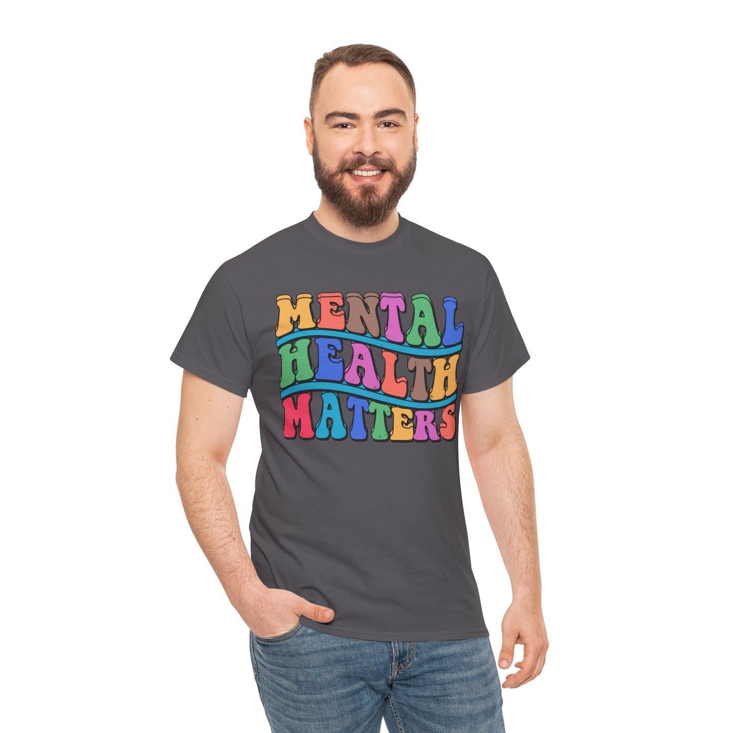 Mental Health Matters-Heavy Cotton Tee