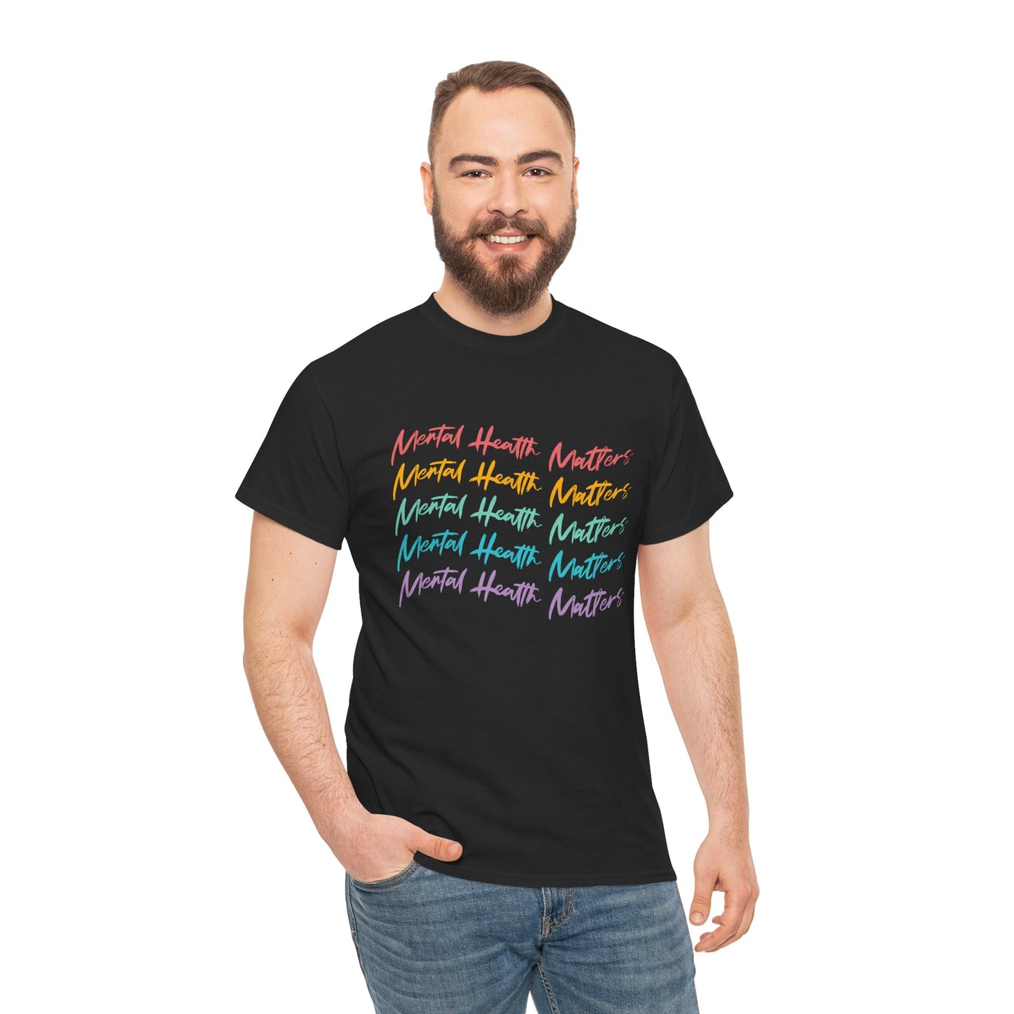 Mental Health Matters-Heavy Cotton Tee