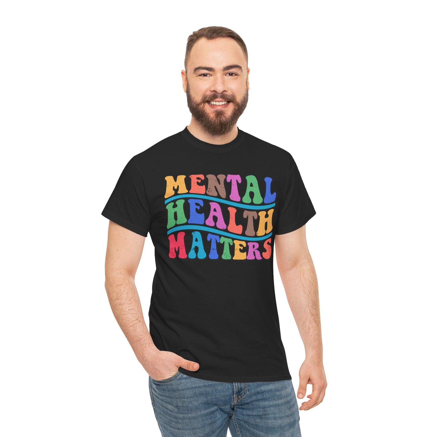 Mental Health Matters-Heavy Cotton Tee