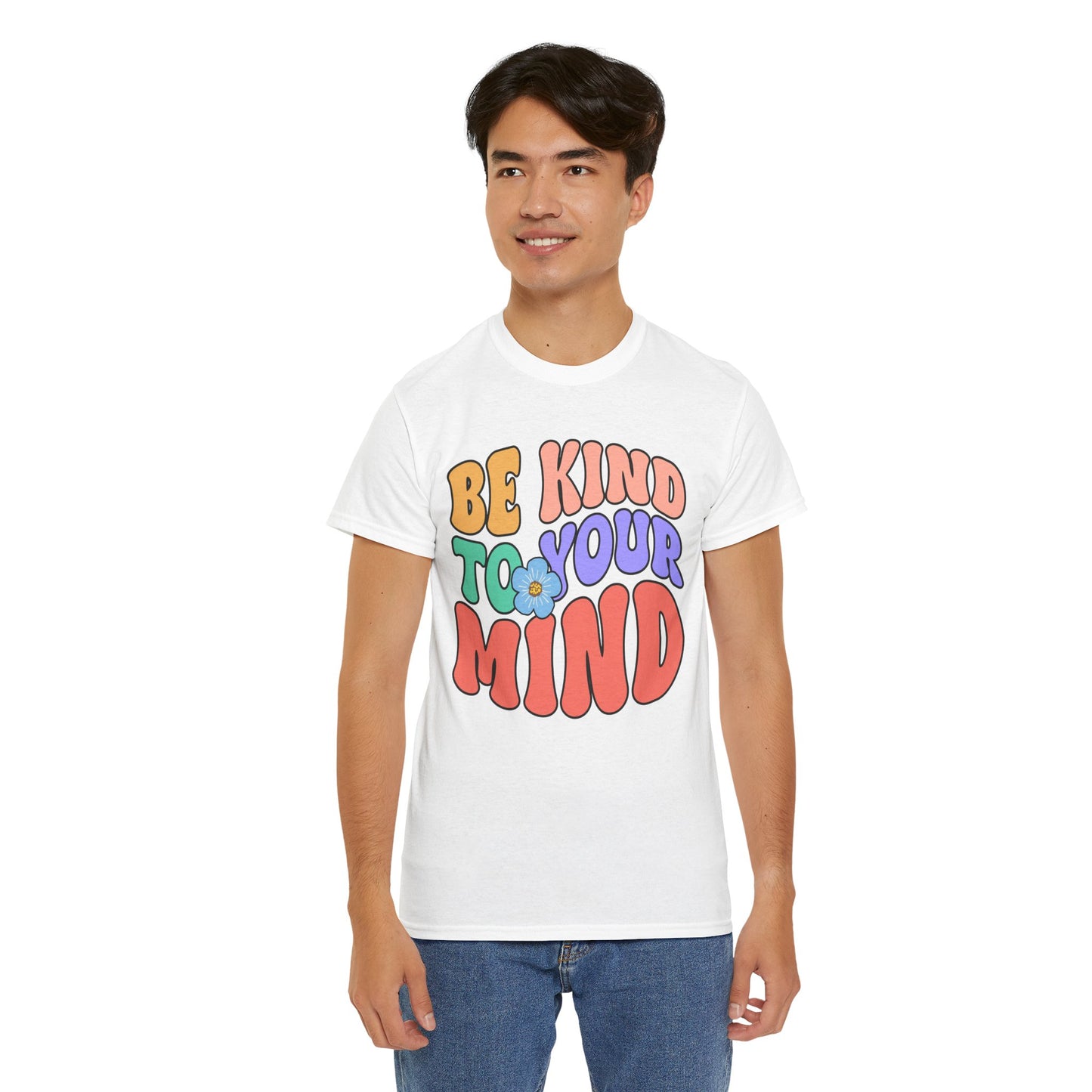 Mental Health Matters-Be Kind to your Mind-Heavy Cotton Tee