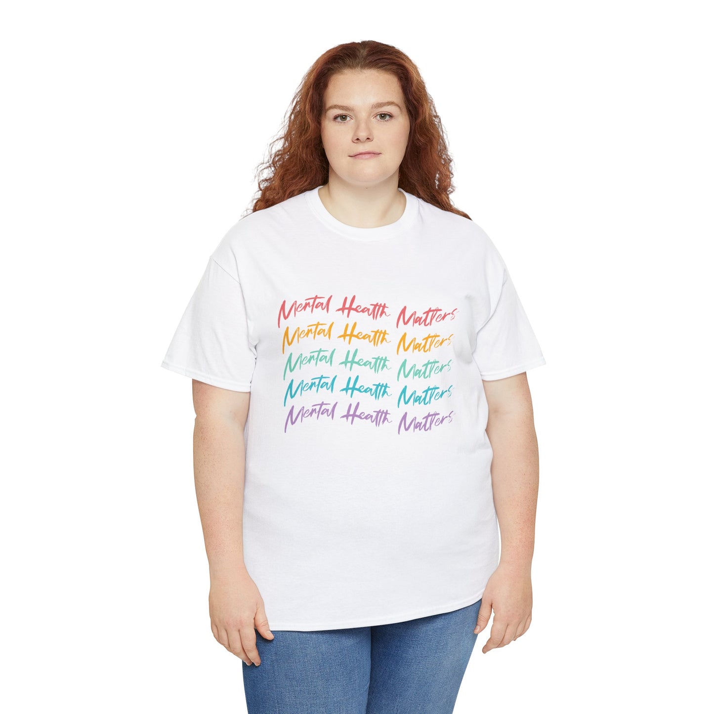 Mental Health Matters-Heavy Cotton Tee
