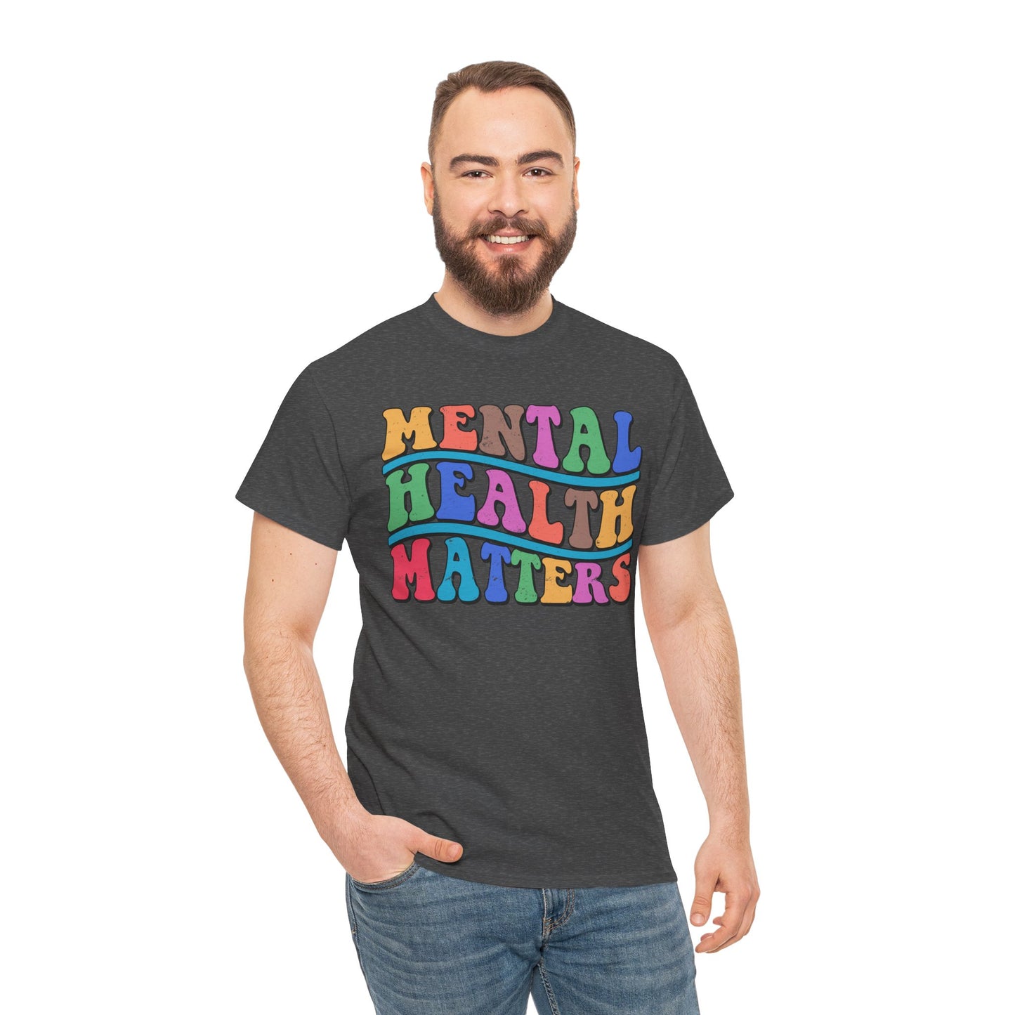 Mental Health Matters-Heavy Cotton Tee