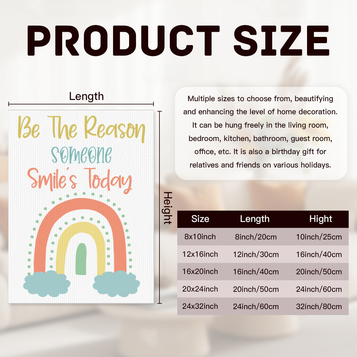 Be the Reason Someone Smiles Today Poster – Spread Joy