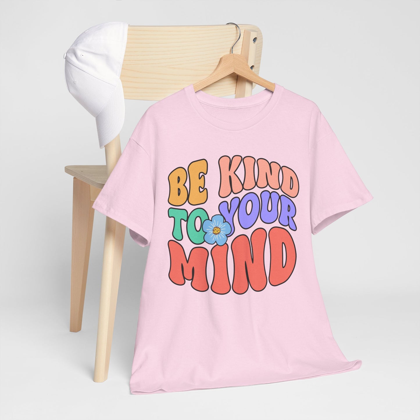 Mental Health Matters-Be Kind to your Mind-Heavy Cotton Tee