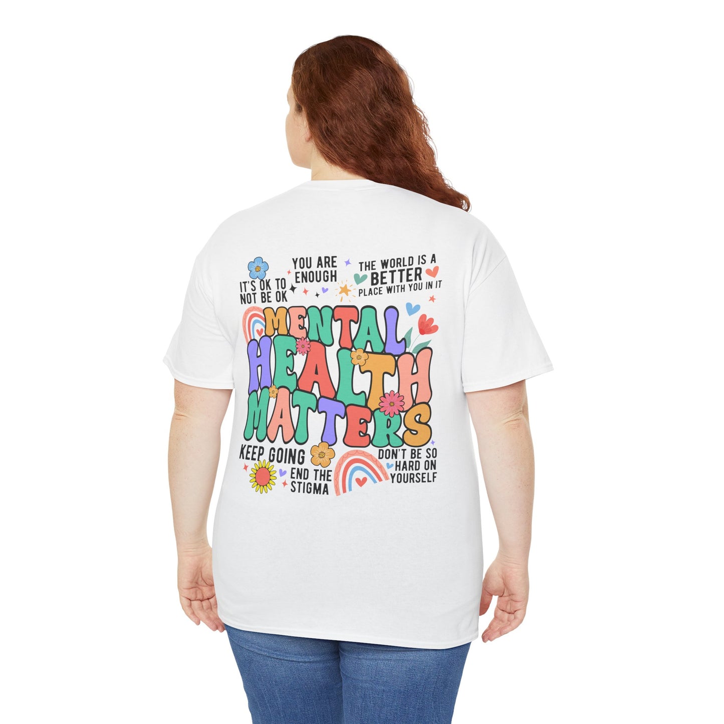 Mental Health Matters-Be Kind to your Mind-Heavy Cotton Tee
