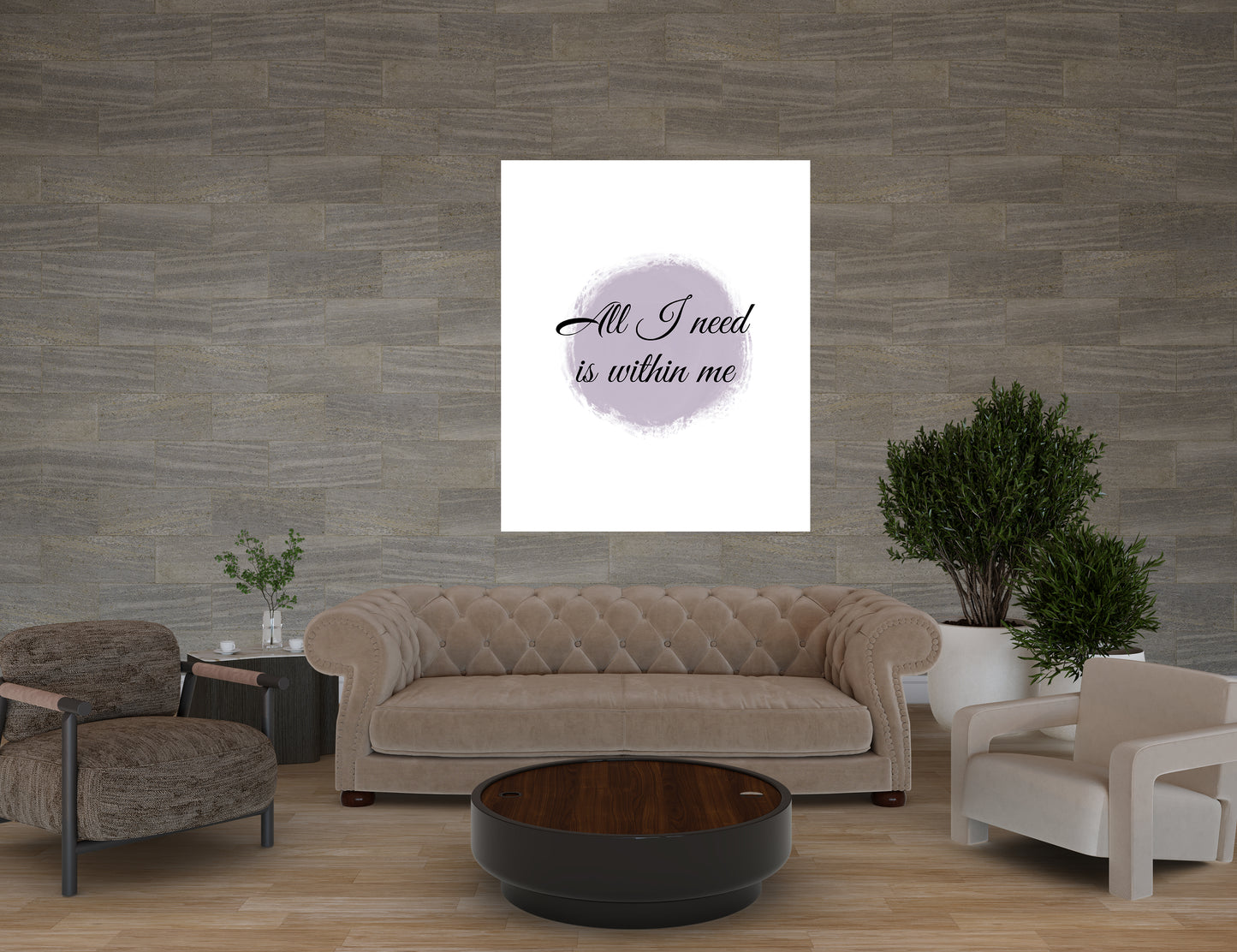 All I Need is Within Me Poster – Inspire Your Space