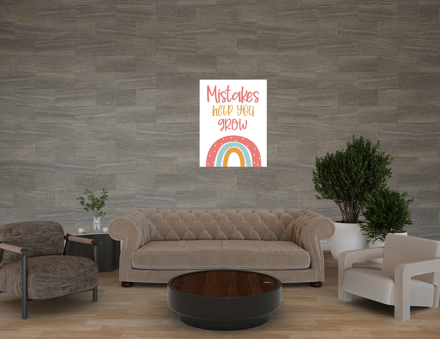 "Mistakes Help You Grow" Posters – Embrace Learning