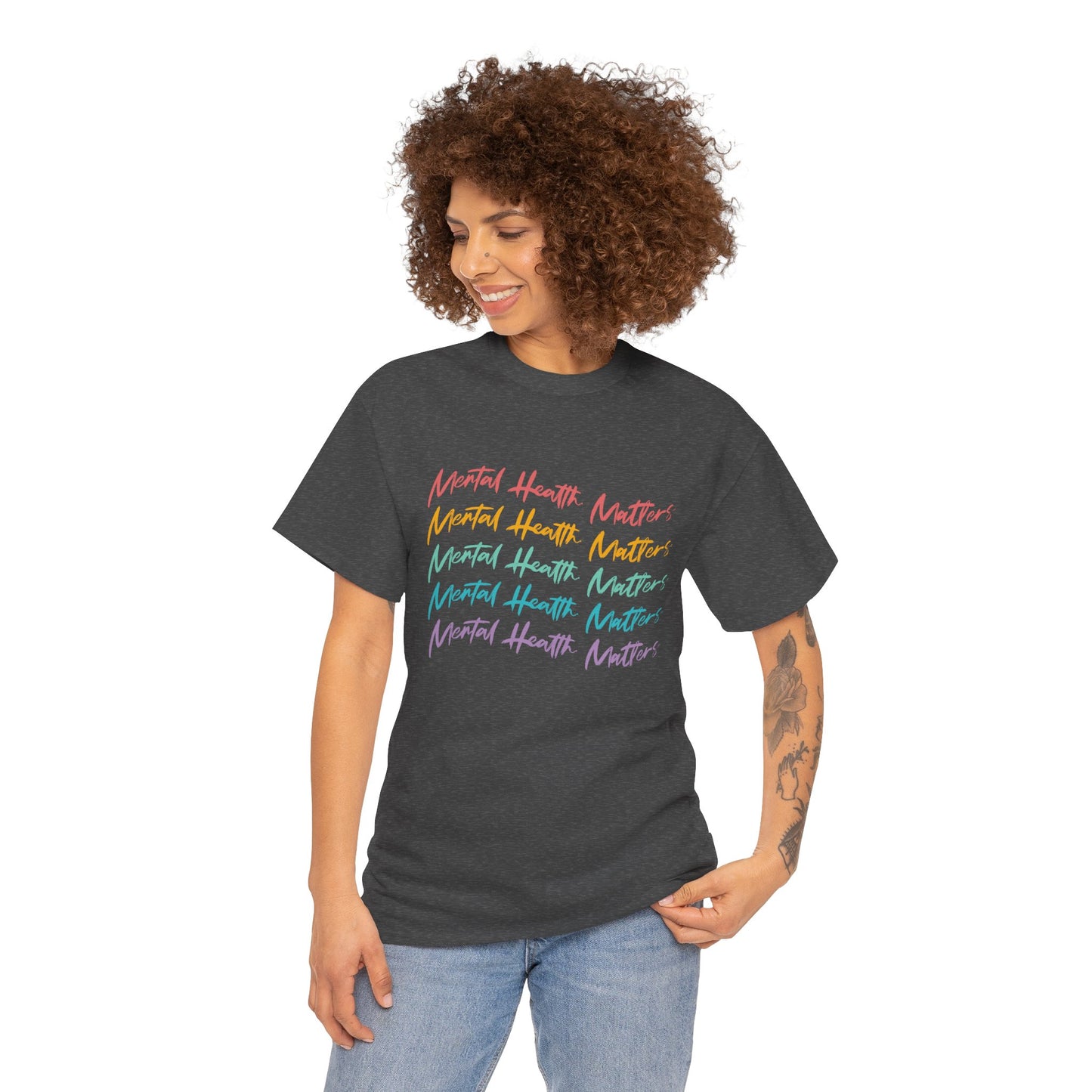 Mental Health Matters-Heavy Cotton Tee