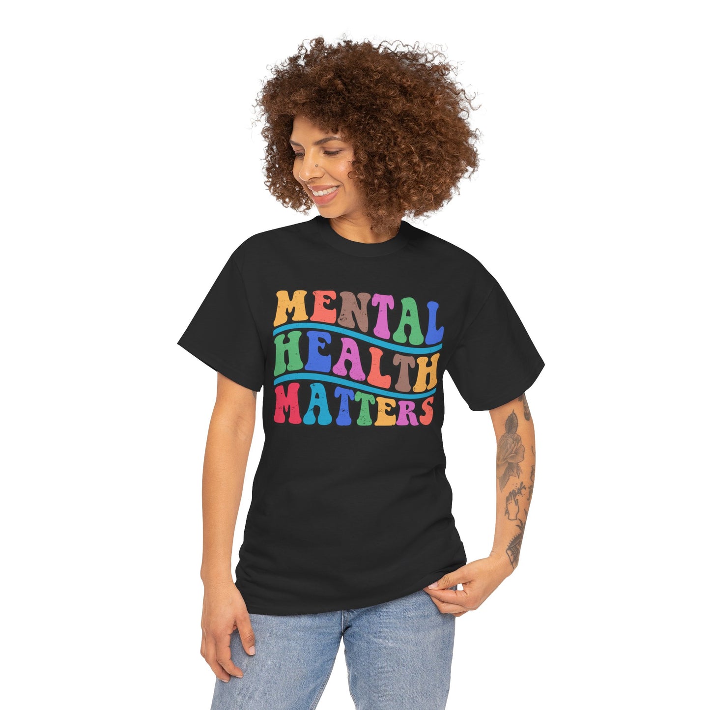 Mental Health Matters-Heavy Cotton Tee