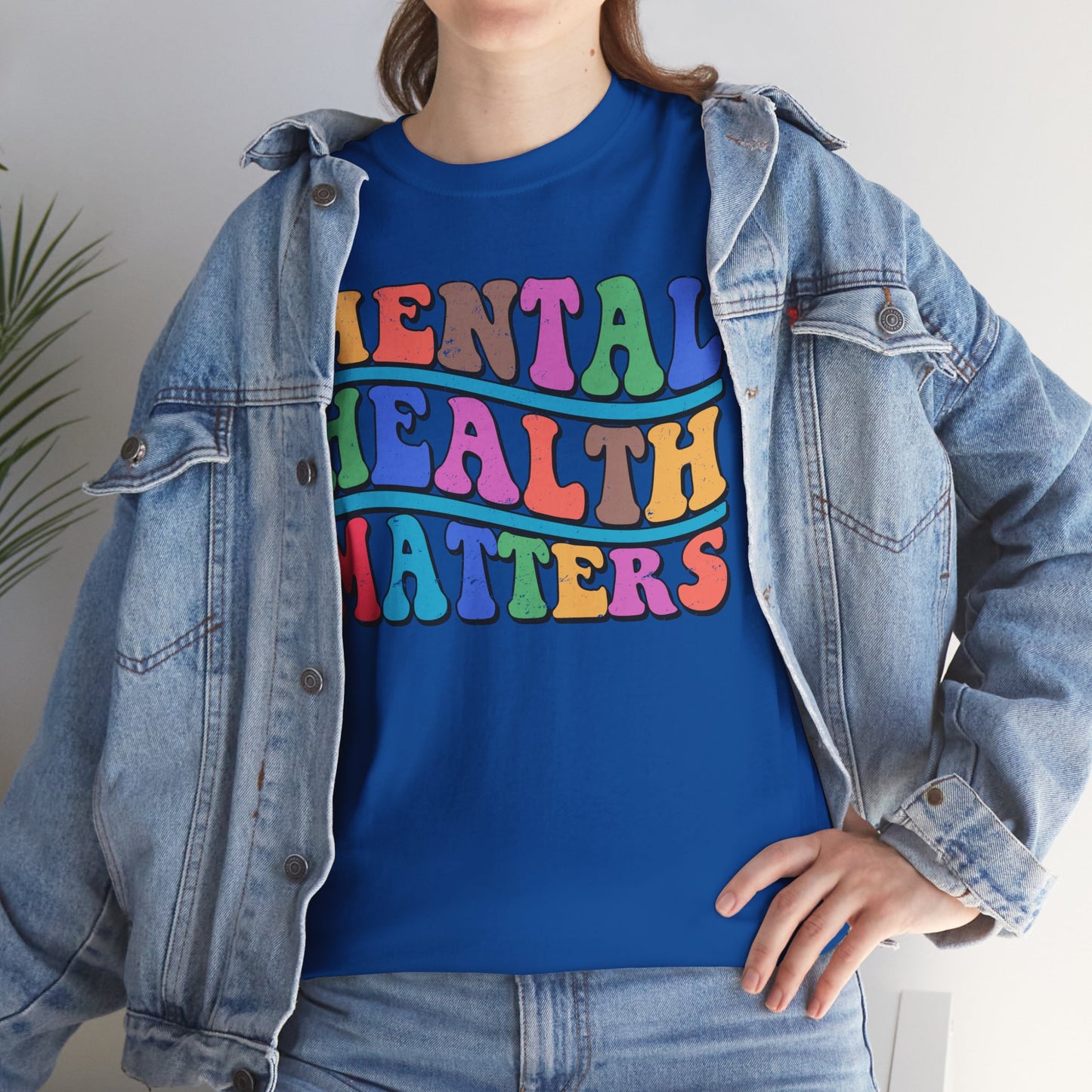 Mental Health Matters-Heavy Cotton Tee
