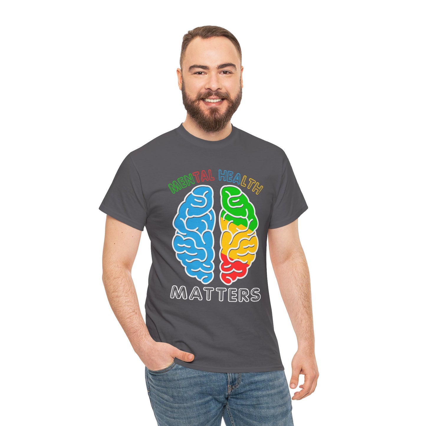 Mental Health Matters-Heavy Cotton Tee