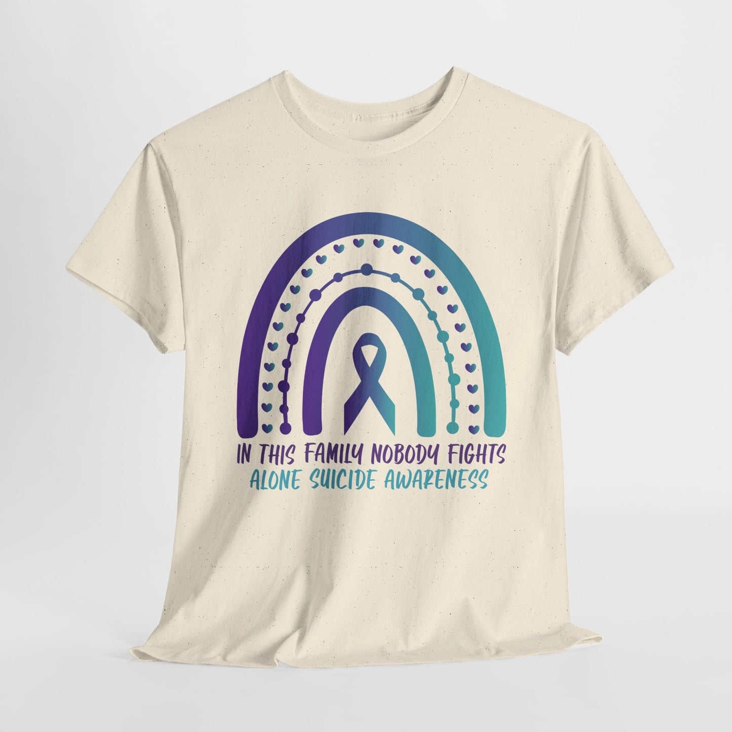 Suicide Prevention Awareness-In this Family Noone Fights Alone-Limited Edition T-shirts