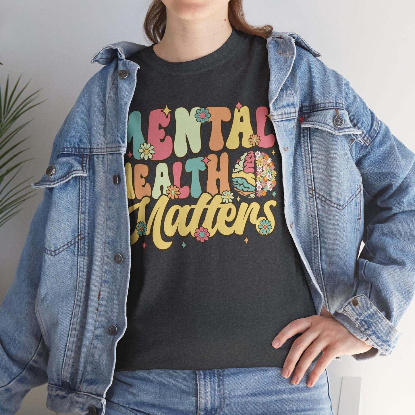 Mental Health Matters-Heavy Cotton Tee