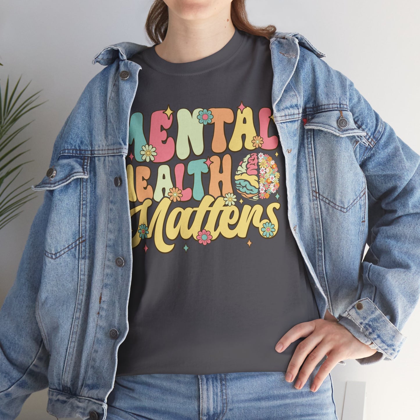Mental Health Matters-Heavy Cotton Tee