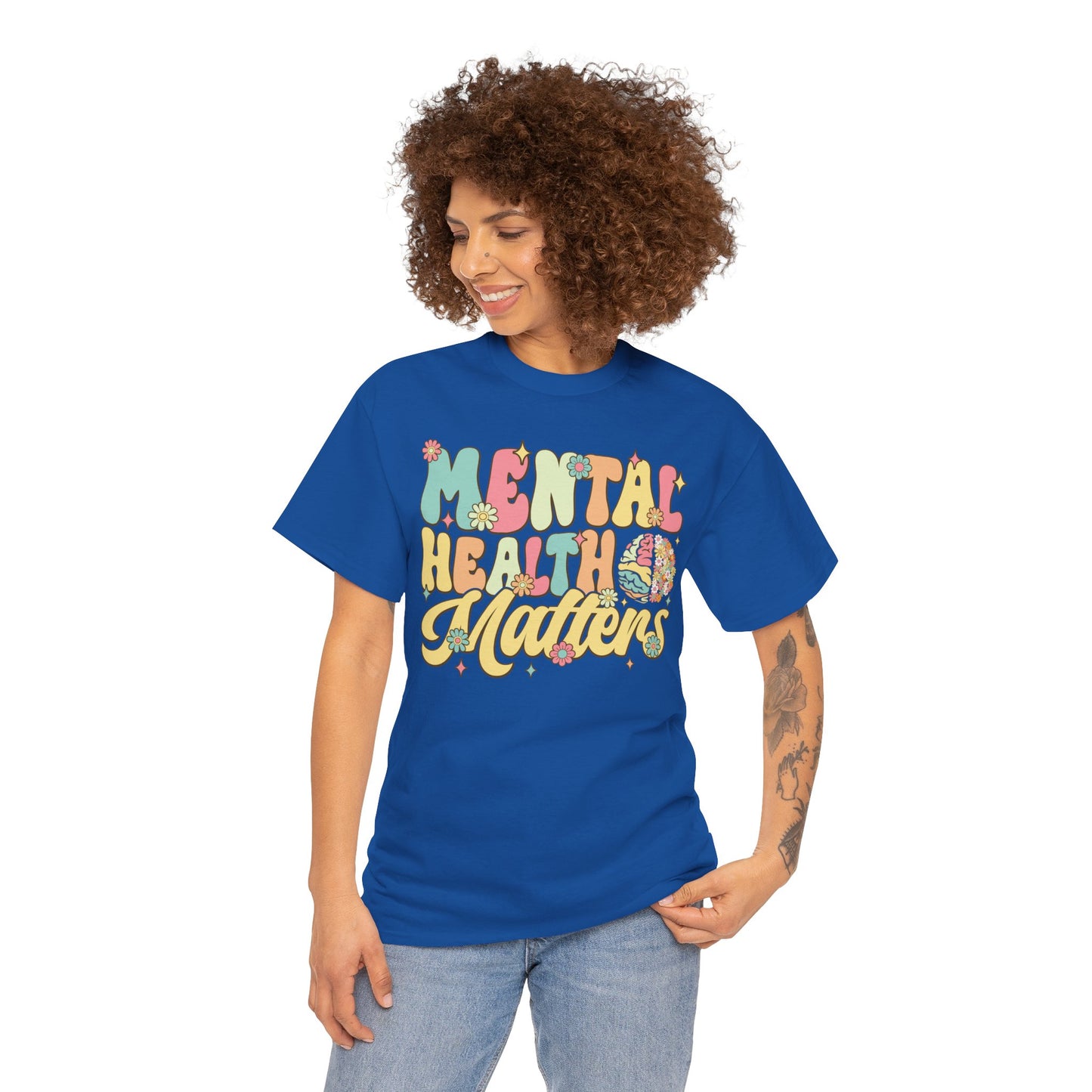 Mental Health Matters-Heavy Cotton Tee
