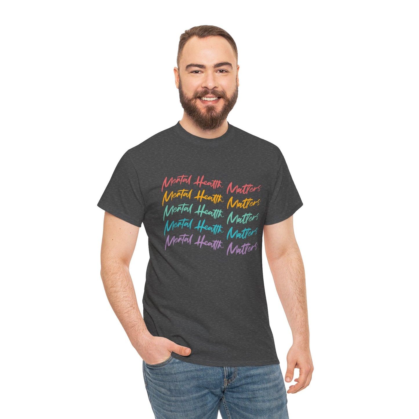 Mental Health Matters-Heavy Cotton Tee