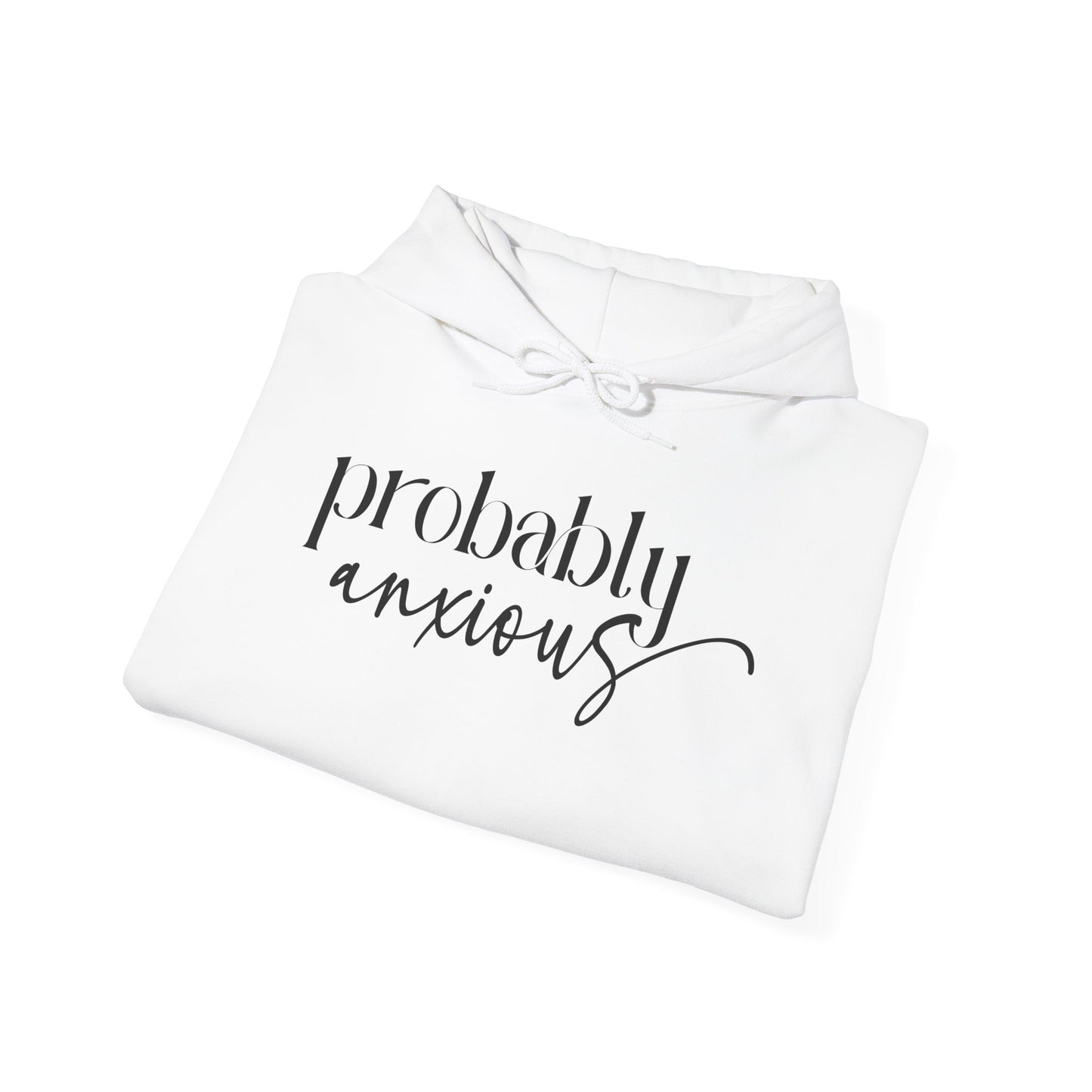 Probably Anxious-Double Inhale-Unisex Heavy Blend™Hoodie