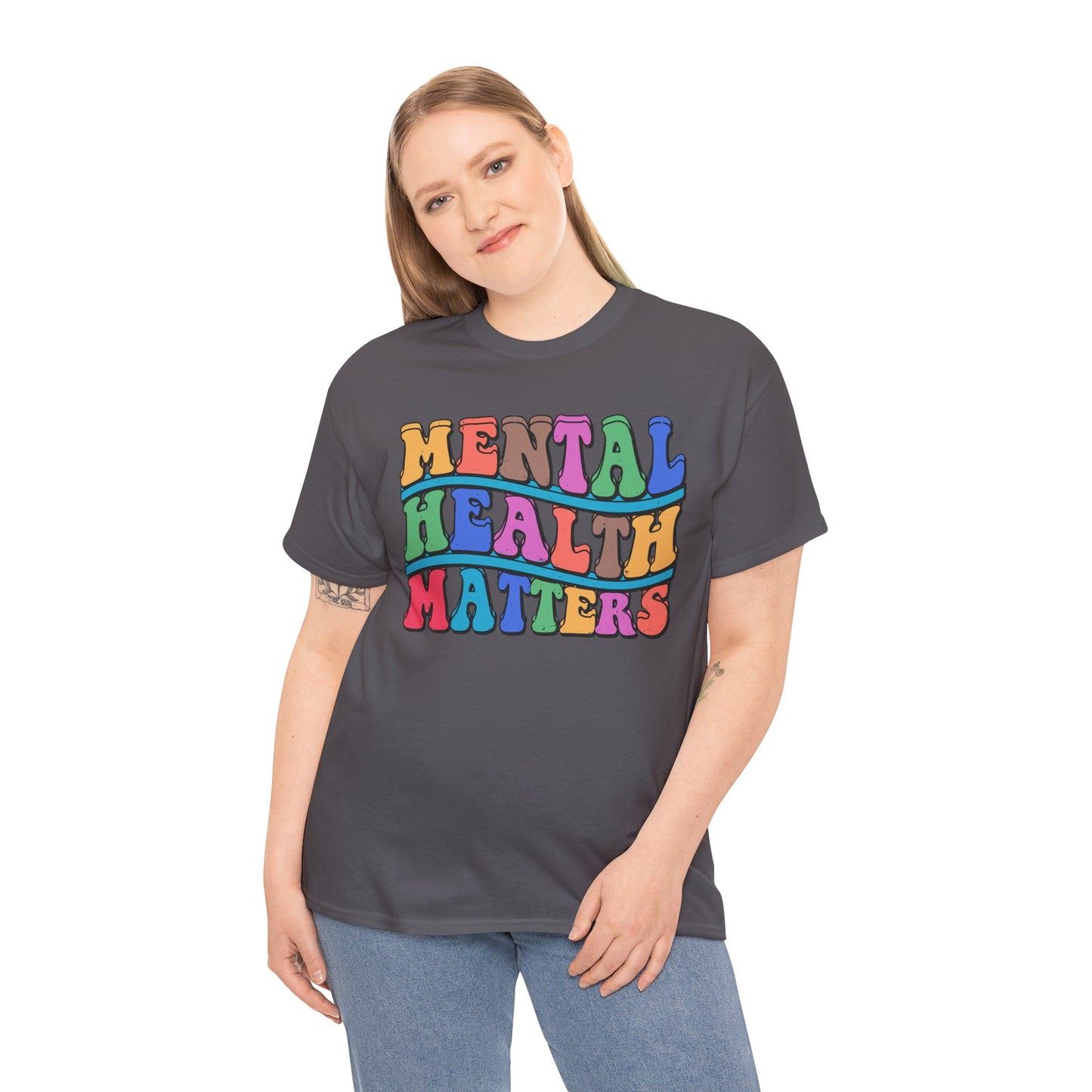 Mental Health Matters-Heavy Cotton Tee
