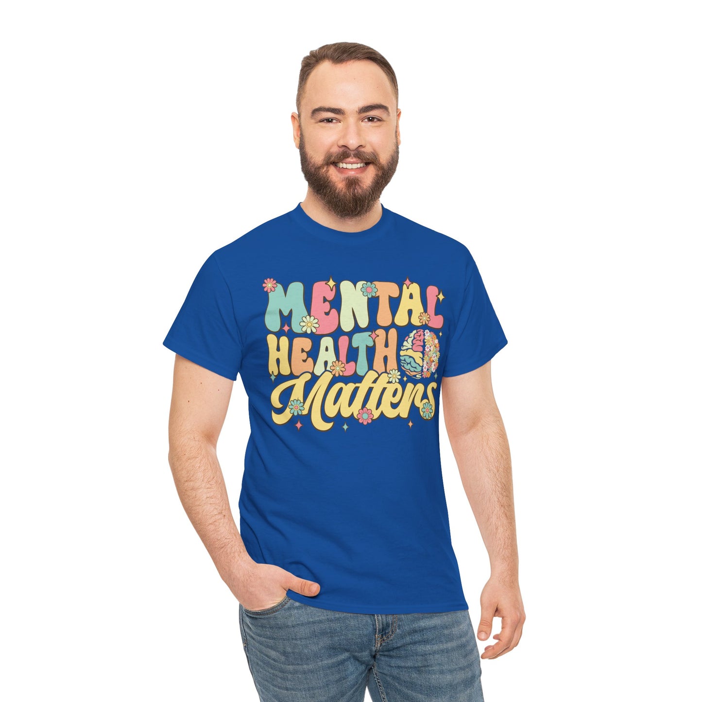 Mental Health Matters-Heavy Cotton Tee