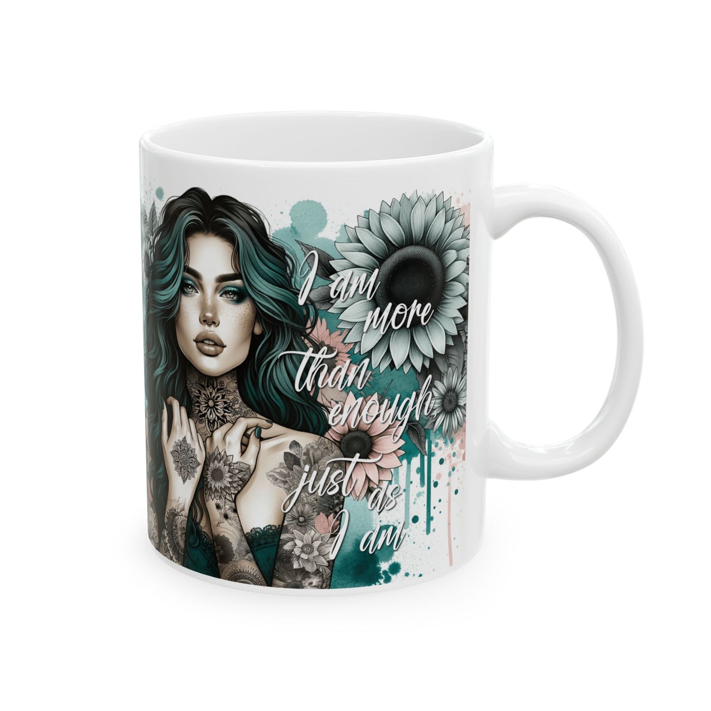 Iam more than Enough as iam Affirmations Mug, (11oz, 15oz)