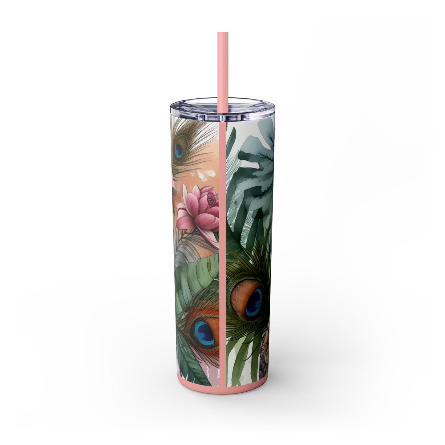 Healing is within your reach-Affirmation Art Skinny Tumbler - 20oz with Straw, Inspirational Quote