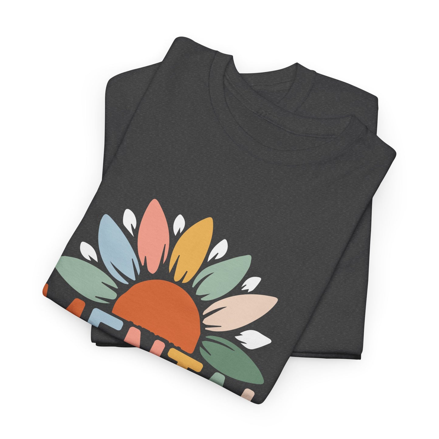 Mental Health Matters-Sunflower Design-Heavy Cotton Tee