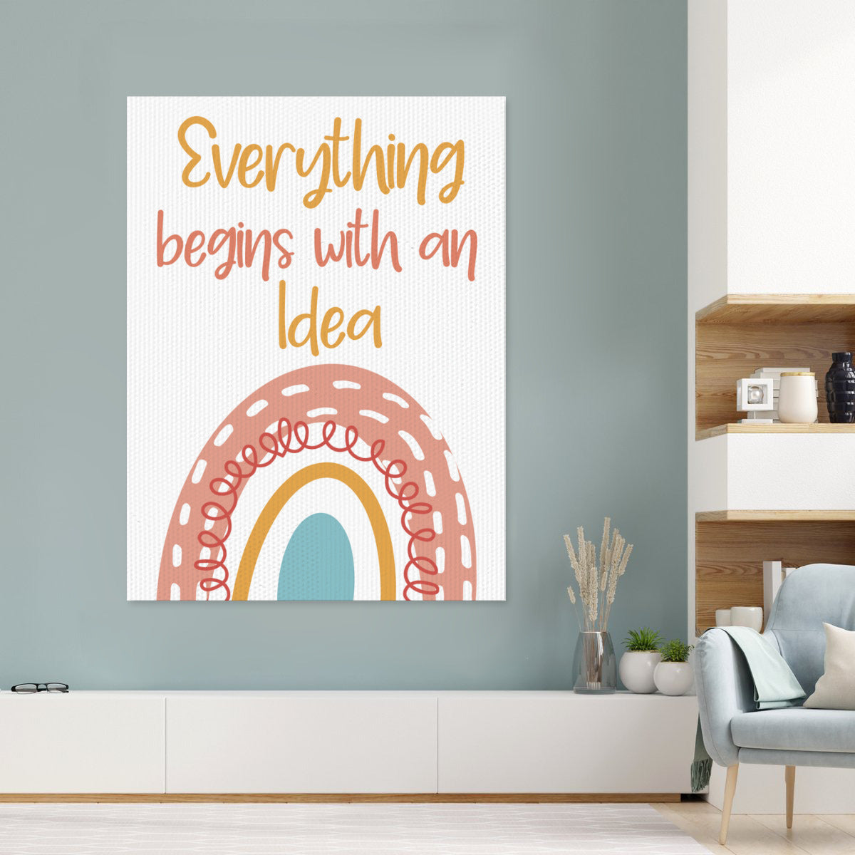 EVERYTHING BEGINS WITH AN IDEA Posters