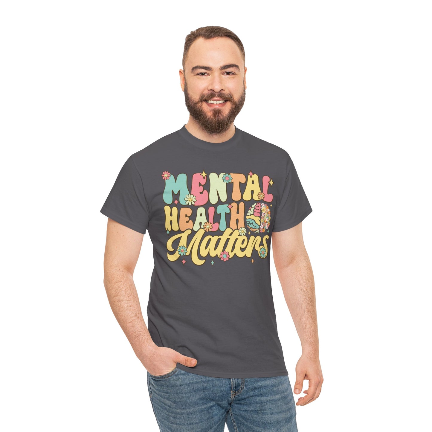 Mental Health Matters-Heavy Cotton Tee