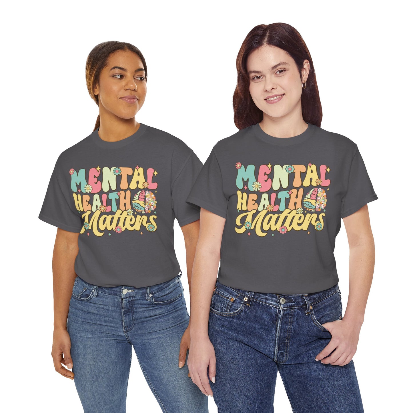 Mental Health Matters-Heavy Cotton Tee