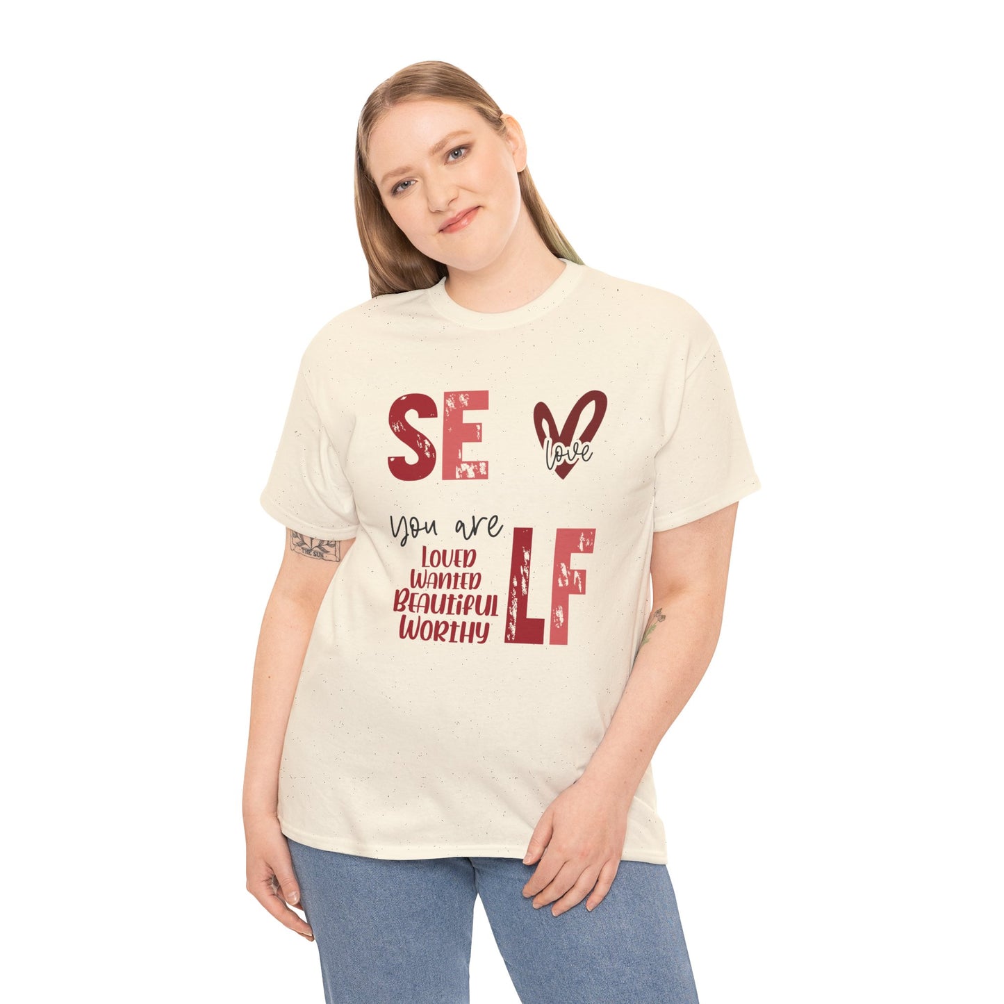 Self Love Inspirational Unisex Heavy Cotton Tee