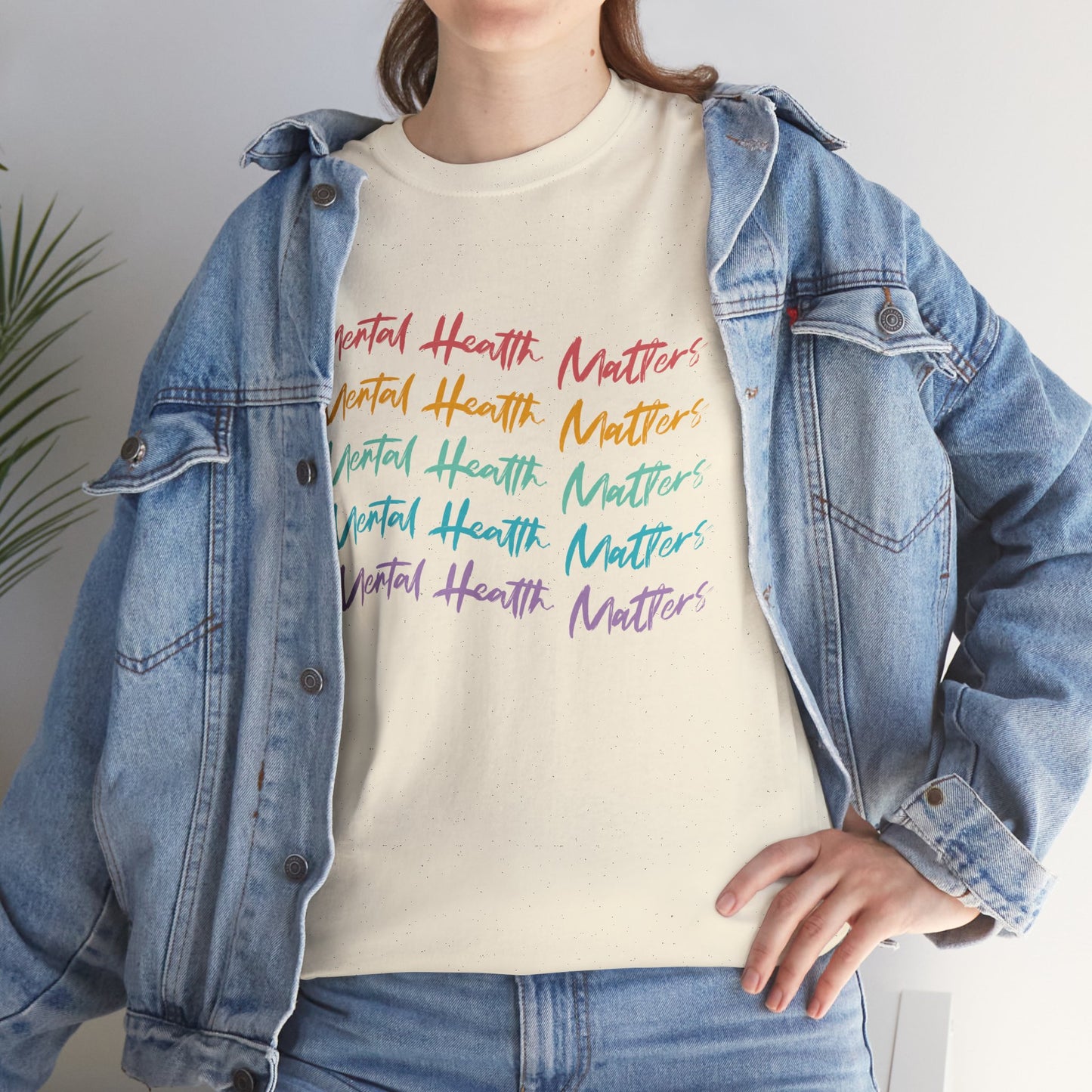 Mental Health Matters-Heavy Cotton Tee