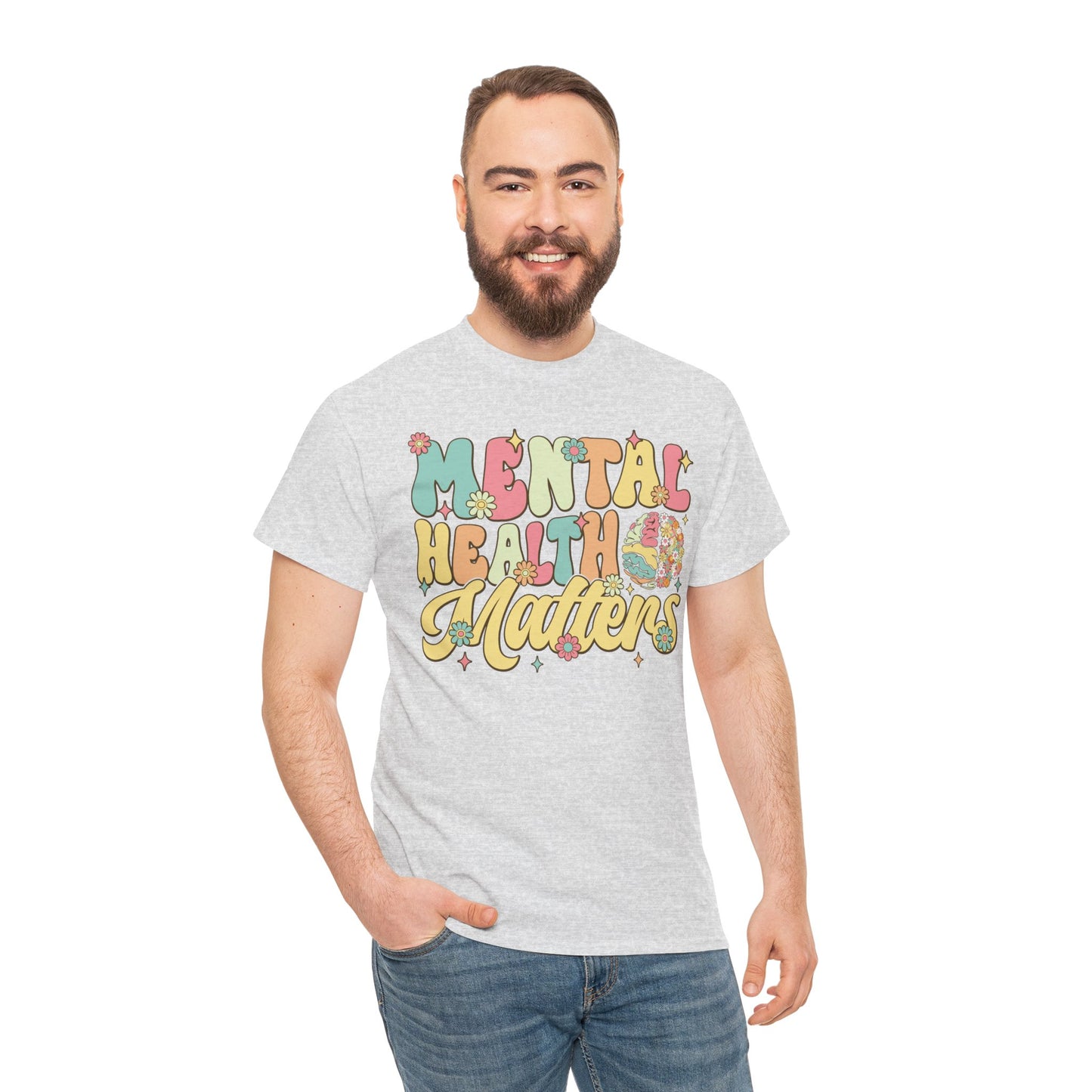 Mental Health Matters-Heavy Cotton Tee