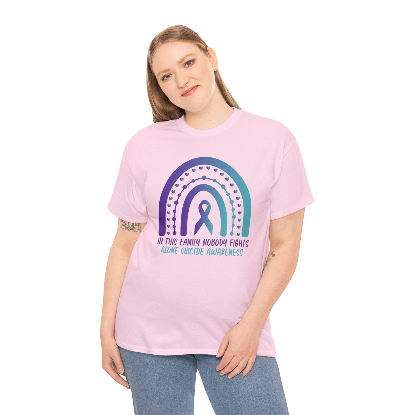 Suicide Prevention Awareness-In this Family Noone Fights Alone-Limited Edition T-shirts