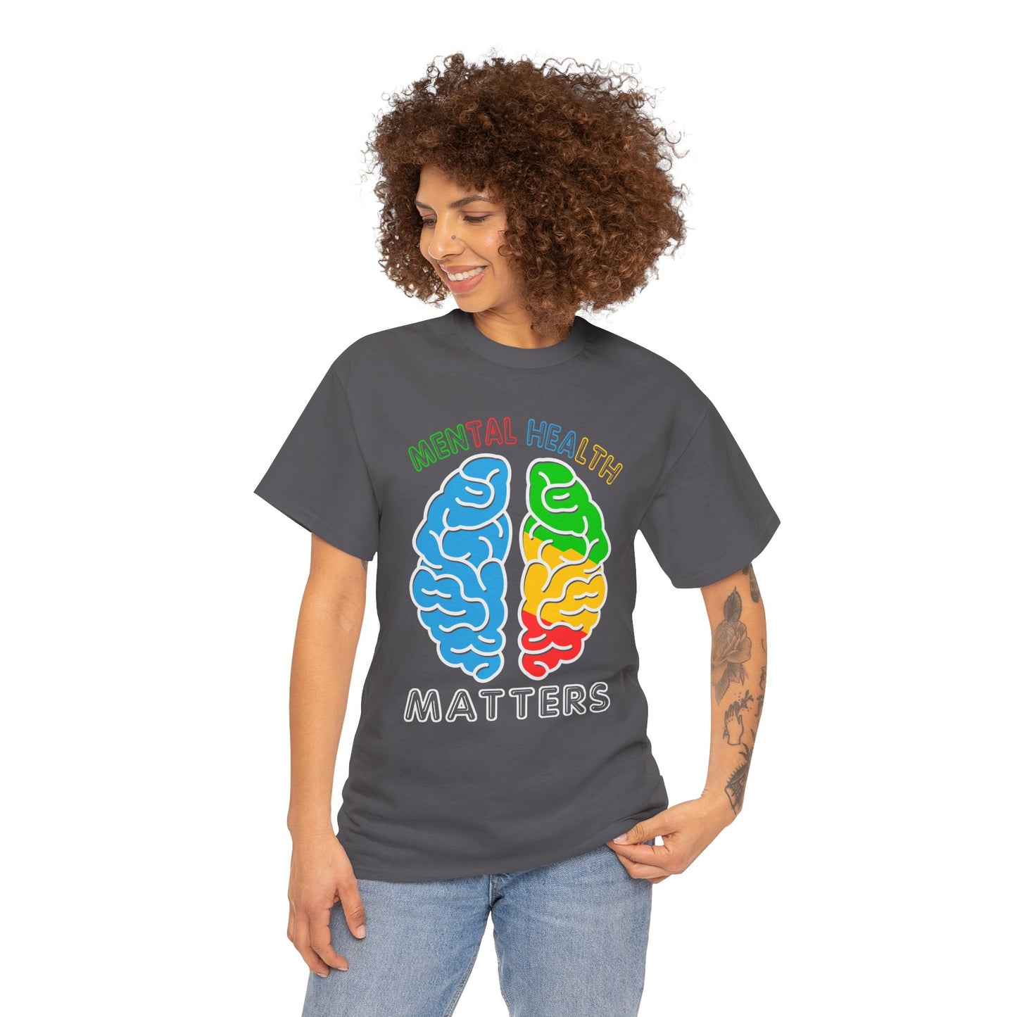 Mental Health Matters-Heavy Cotton Tee