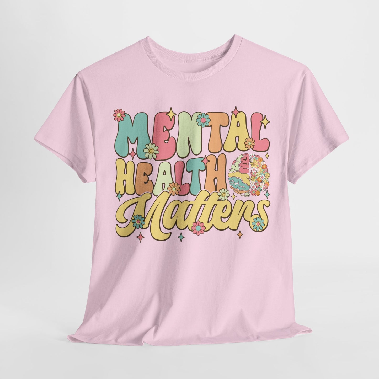 Mental Health Matters-Heavy Cotton Tee