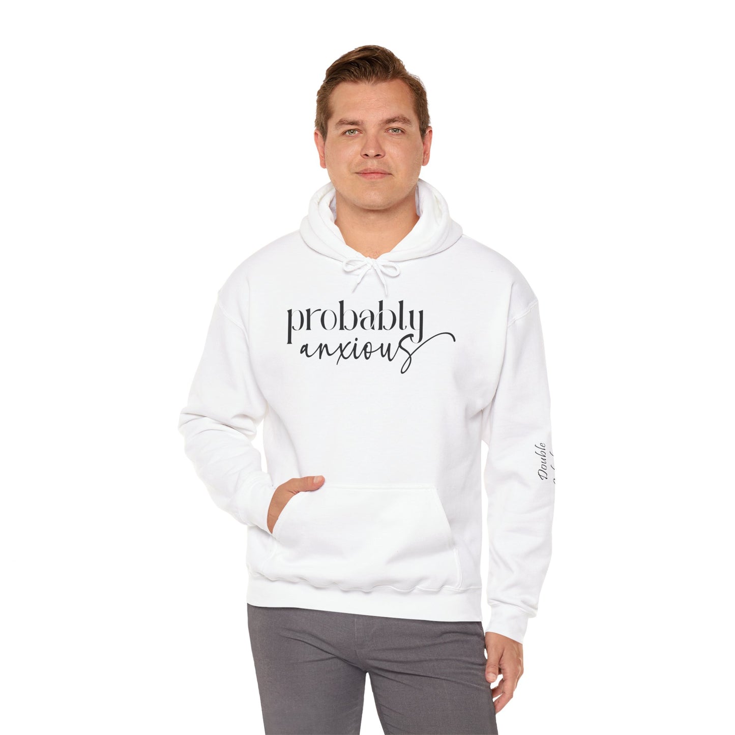 Probably Anxious-Double Inhale-Unisex Heavy Blend™Hoodie
