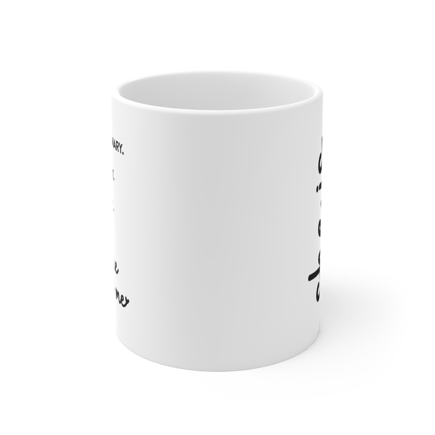 Empowering Affirmation Mug - She is Extraordinary, Creative, Kind - 11oz Ceramic Coffee Cup