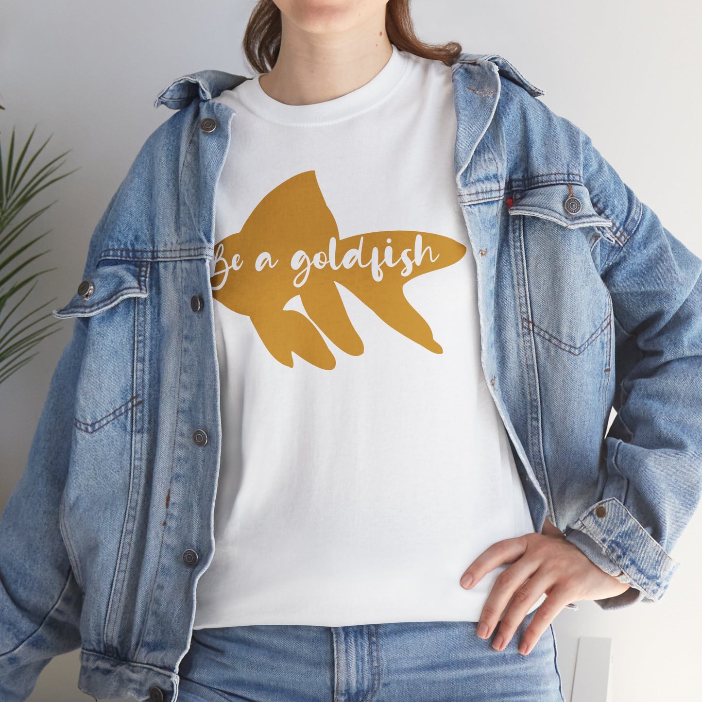 Be a Gold Fish Heavy Cotton Tee