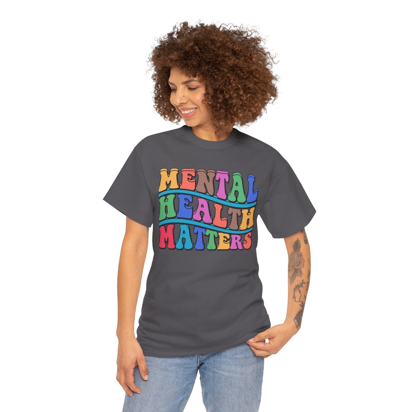 Mental Health Matters-Heavy Cotton Tee