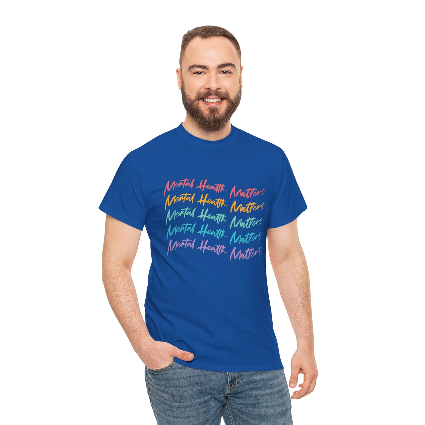 Mental Health Matters-Heavy Cotton Tee