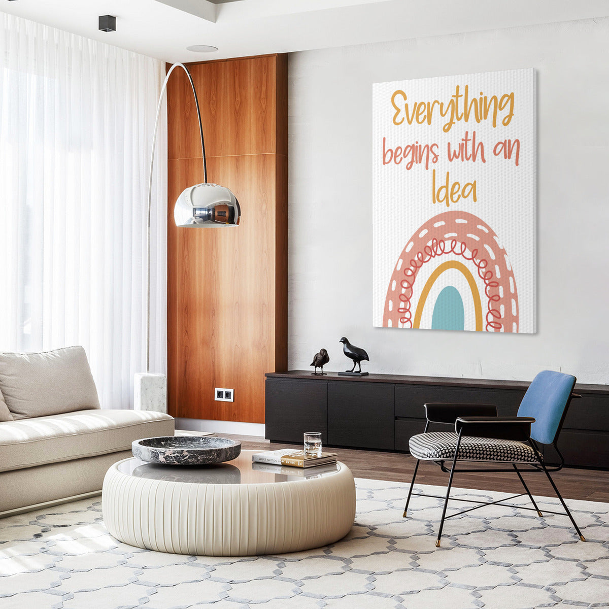 EVERYTHING BEGINS WITH AN IDEA Posters