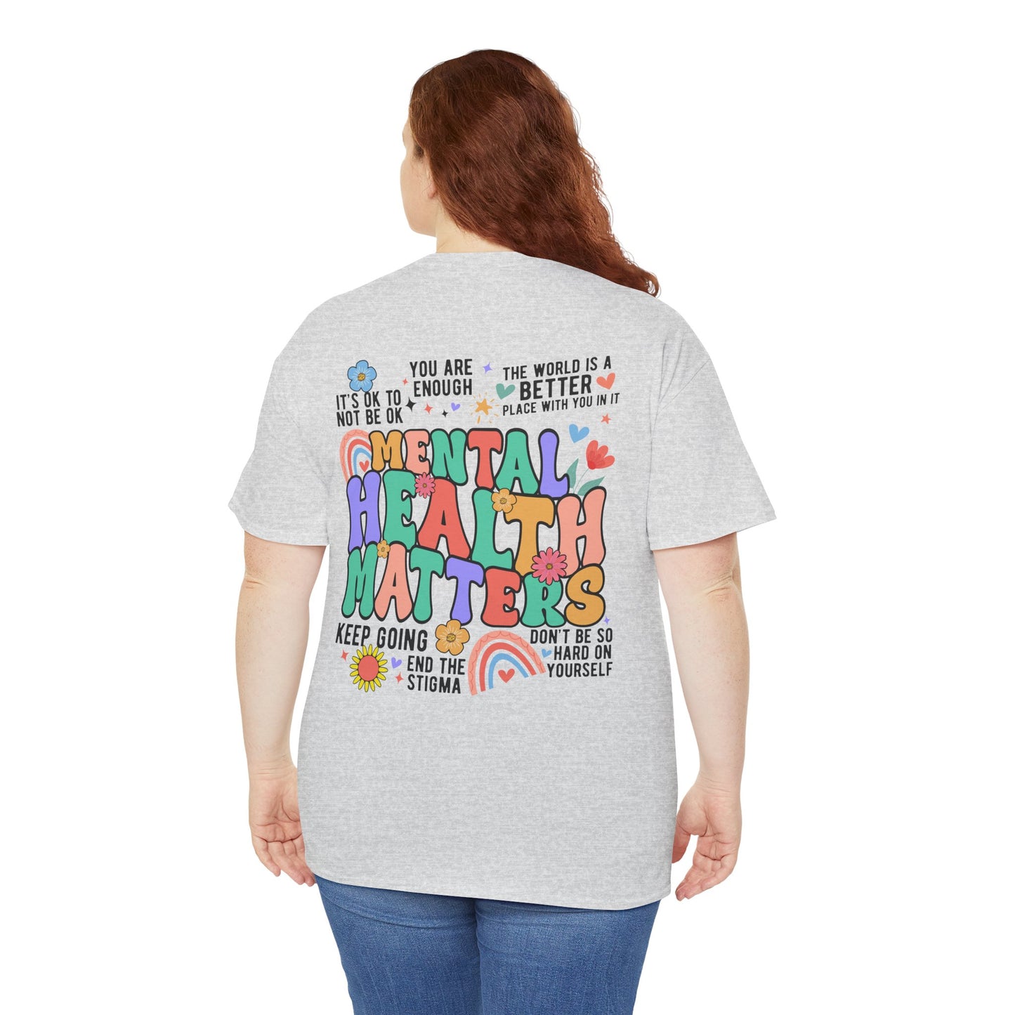 Mental Health Matters-Be Kind to your Mind-Heavy Cotton Tee